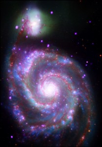 A spiral galaxy 31 million light years from Earth.